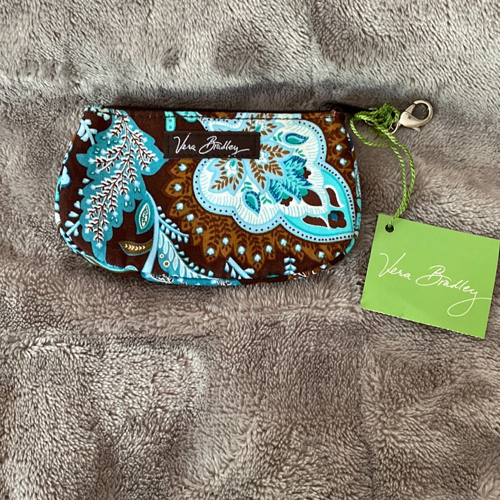 NWT- Vera Bradley Clip Zip ID Case